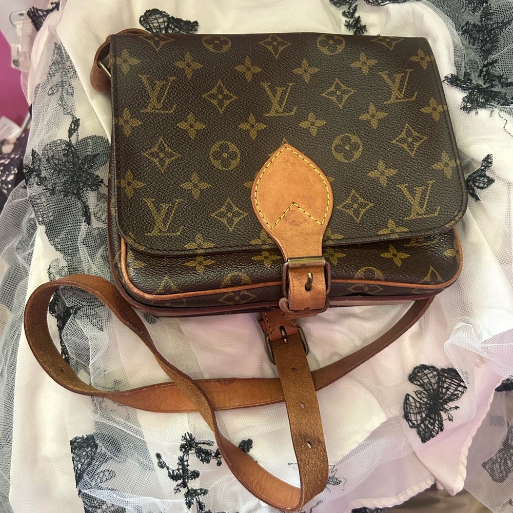 Louis Vuitton Vintage Cartouchiere Crossbody-With COA